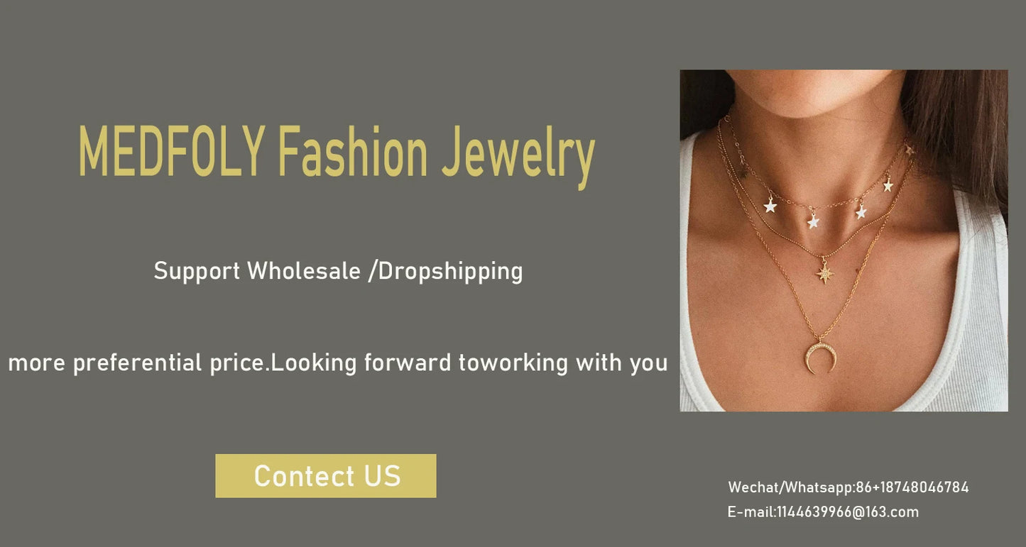 MEDFOLY Adjustable Finger Ring Bracelets for Women Simple Boho 14K Gold Plated Anti-alleCZ Rhinestone Accessories Jewelry Gifts